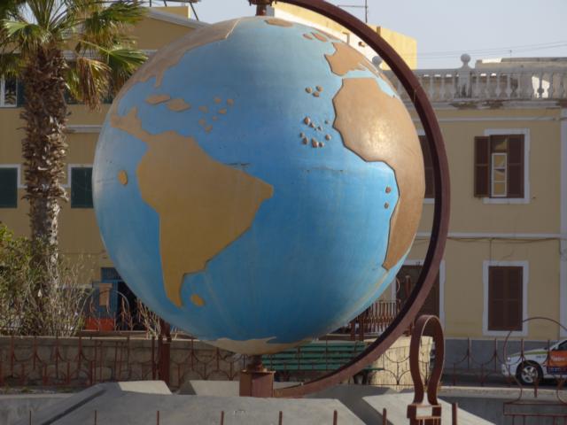 140222-C09 die Cap Verden auf den gro&szlig;en Globus