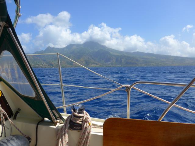 150204 wir kommen in die Bay von Roseau