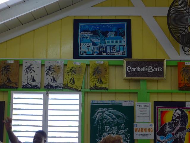 150309-A01 Stop in einer Batik Manufaktur